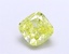 1.4 Ct. Fancy Vivid Yellow Cushion Lab Grown Diamond