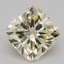 1.08 Ct. Fancy Light Yellow Cushion Lab Grown Diamond