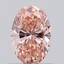 0.50 Ct. Fancy Intense Brownish Pink Oval Lab Grown Diamond