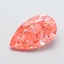 4.94 Ct. Fancy Vivid  Pink Pear Lab Grown Diamond