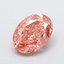 2.52 Ct. Fancy Intense Brownish Pink Oval Lab Grown Diamond