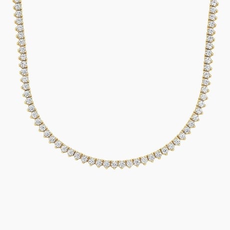 Perfect Three-Prong Lab Diamond Tennis Necklace (7 ct. tw.)