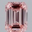 3.17 Ct. Fancy Intense Pink Emerald Lab Grown Diamond