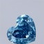 2.02 Ct. Fancy Vivid Blue Heart Lab Grown Diamond