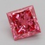 1.09 Ct. Fancy Vivid Pink Princess Lab Grown Diamond