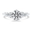 Custom Six Prong Round Diamond Ring
