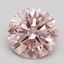1.70 Ct. Fancy Intense Pink Round Lab Grown Diamond