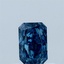 0.50 Ct. Fancy Vivid Blue Radiant Lab Grown Diamond