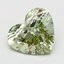 2.05 Ct. Fancy Vivid  Green Heart Lab Grown Diamond