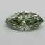 1.05 Ct. Fancy Vivid Green Marquise Lab Grown Diamond