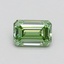 0.56 Ct. Fancy Vivid Green Emerald Lab Grown Diamond