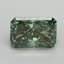 2.53 Ct. Fancy Vivid Green Radiant Lab Grown Diamond