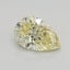 0.54 Ct. Fancy Yellow Pear Lab Grown Diamond