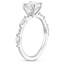 18K White Gold Palais Diamond Ring, smallside view