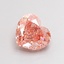 1.74 Ct. Fancy Intense  Pink Heart Lab Grown Diamond