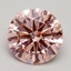 2.51 Ct. Fancy Intense Pink Round Lab Grown Diamond