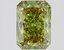 1.56 Ct. Fancy Vivid Green Radiant Lab Grown Diamond