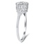 The Jaqueline Ring, smalltop view on a hand