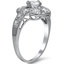 The Batu Ring, smalltop view on a hand