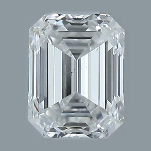 Emerald diamond — real photo