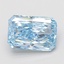 5.05 Ct. Fancy Vivid Blue Radiant Lab Grown Diamond