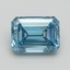 1.51 Ct. Fancy Intense Malibu Blue Emerald Lab Grown Diamond