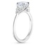18K White Gold Luxe Melody Diamond Ring (1/5 ct. tw.), smallside view