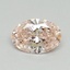 0.54 Ct. Fancy Intense Pink Oval Lab Grown Diamond