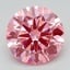 2.21 Ct. Fancy Vivid Pink Round Lab Grown Diamond