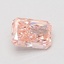 0.74 Ct. Fancy Vivid Pink Radiant Lab Grown Diamond