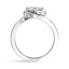 Wave-Inspired Angled Diamond Ring, smallview