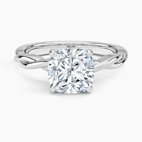 Twisted Vine Engagement Ring - Solitaire