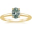 14K Yellow Gold Petite Elodie 1.5mm Ring, smalltop view