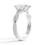 Twisting Toi et Moi Pear Diamond Ring, smallside view