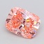 3.05 Ct. Fancy Vivid  Pink Cushion Lab Grown Diamond