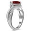 Compass Set Bypass Diamond Ring, smallview