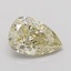 1.51 Ct. Fancy Light Yellow Pear Lab Grown Diamond