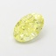 1.20 Ct. Fancy Intense  Yellow Oval Lab Grown Diamond