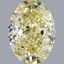 1.09 Ct. Fancy Intense Yellow Oval Lab Grown Diamond