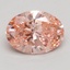 1.50 Ct. Fancy Intense Pink Oval Lab Grown Diamond