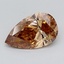 1.07 Ct. Fancy Light  Brown Pear Lab Grown Diamond