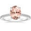 Platinum Demi Half Coverage Diamond Ring (1/5 ct. tw.), smalltop view