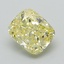 1.05 Ct. Fancy Intense Yellow Cushion Lab Grown Diamond