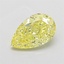 2.28 Ct. Fancy Intense Yellow Pear Lab Grown Diamond