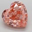 4.30 Ct. Fancy Vivid Pink Heart Lab Grown Diamond