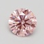 1.66 Ct. Fancy Intense Pink Round Lab Grown Diamond