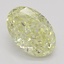 2.53 Ct. Fancy Light Yellow Oval Diamond