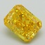 2.62 Ct. Fancy Vivid Yellow Radiant Lab Grown Diamond