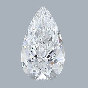 Pear diamond — real photo