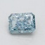 0.71 Ct. Fancy Vivid Blue Radiant Lab Grown Diamond